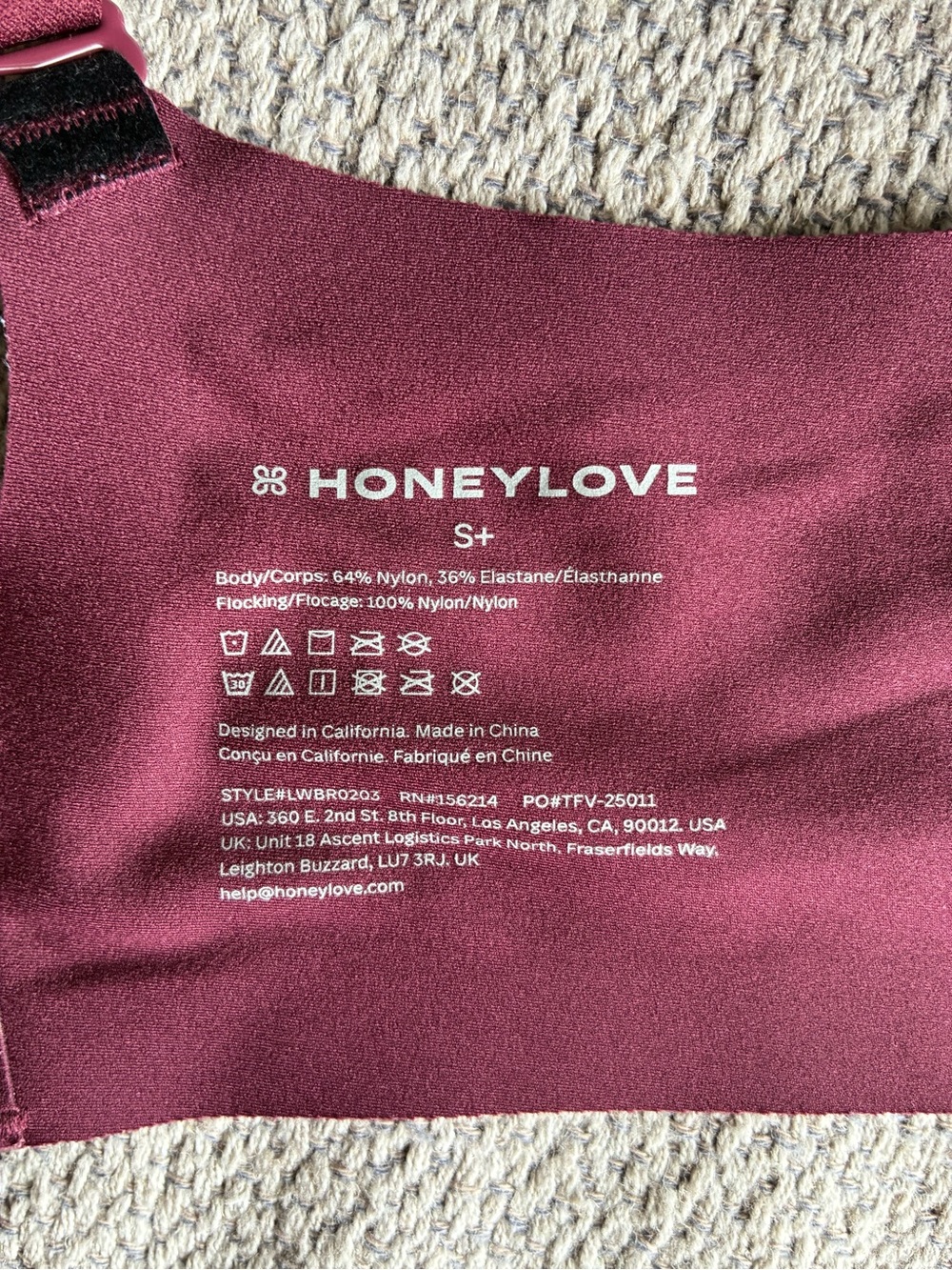Honeylove Silhouette Bra St Purple Black Wireless Padded
Adjustable Straps - Picture 8 of 13